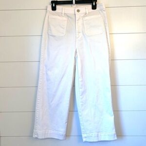 TALBOTS “High Waist Wide Crop” pants. Size 6.